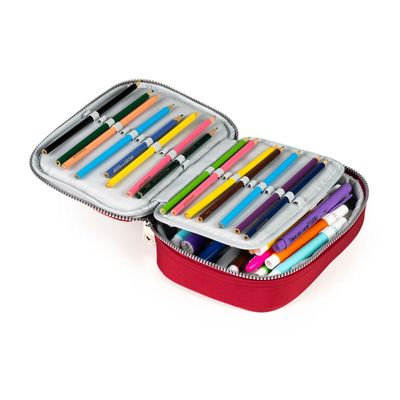 Estojo Box Feminino Grande BG Girl Vermelho U / Vermelho