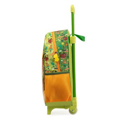 Mochila de Rodinha Infantil Masculina Rei Leão  Verde U / Verde