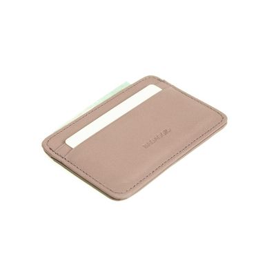 Porta Cartão Masculino de Couro com RFID Street Bege U / Bege