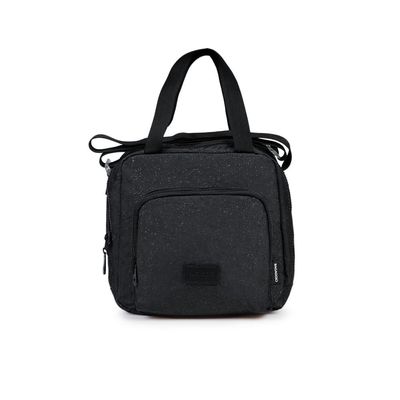Lancheira Escolar Juvenil Feminina Crinkle Glitter Preta U / Preto
