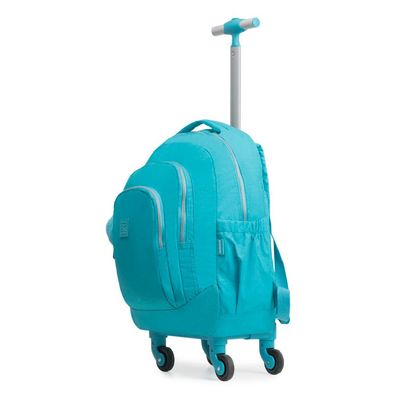 Mochila de 4 Rodinhas Feminina Juvenil Pop Fun Azul Claro 0226814033001