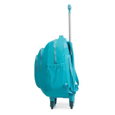 Mochila de 4 Rodinhas Feminina Juvenil Pop Fun Azul Claro 0226814033001