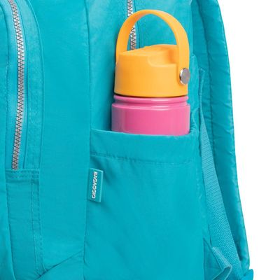 Mochila de 4 Rodinhas Feminina Juvenil Pop Fun Azul Claro 0226814033001