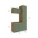 Conjunto Para Banheiro Kappesberg Celeste 3 Peças 130cm