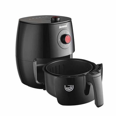 Fritadeira Elétrica Air Fryer Amvox ARF 1201 3,5L Preta - 127V