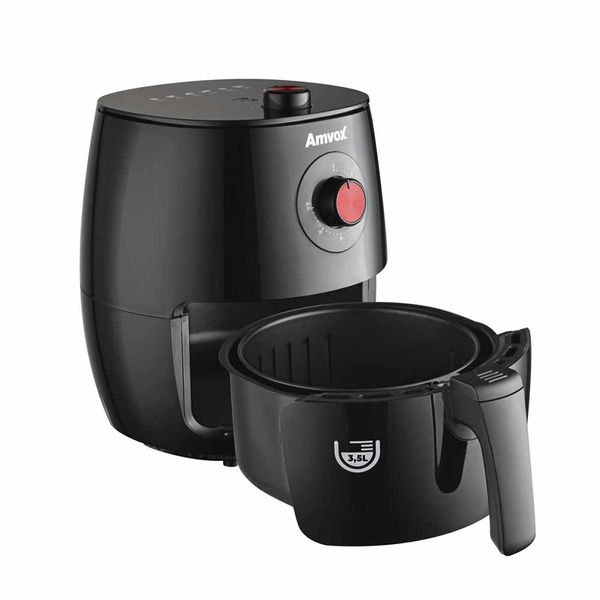 Fritadeira Elétrica Air Fryer Amvox ARF 1201 3,5L Preta - 127V Fritadeira Elétrica Air Fryer Amvox ARF 1201 3,5L Preta - 127V