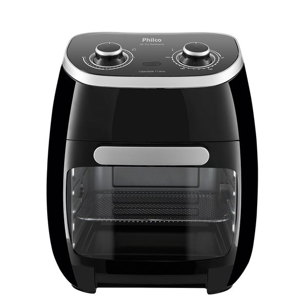 Fritadeira Elétrica 2 em 1 Philco Oven Air Fryer e Forno PFR2000P 11L Preta - 220V