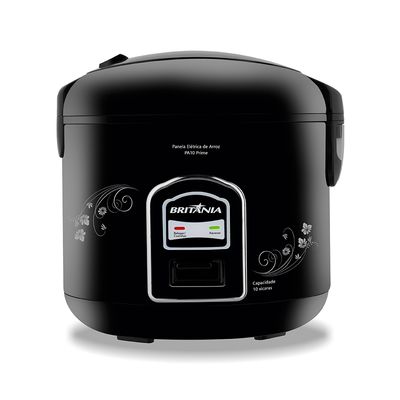 Panela Elétrica de Arroz Britânia Prime PA10 Preta 10 Xícaras - 127V