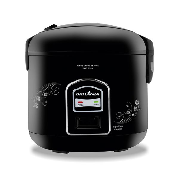 Panela Elétrica de Arroz Britânia Prime PA10 Preta 10 Xícaras - 127V