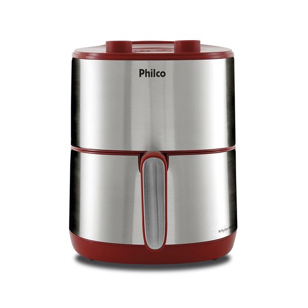 Fritadeira Elétrica Air Fryer Philco Redstone PFR10VI Inox 4L Vermelha - 220V Fritadeira Elétrica Air Fryer Philco Redstone PFR10VI Inox 4L Vermelha - 220V