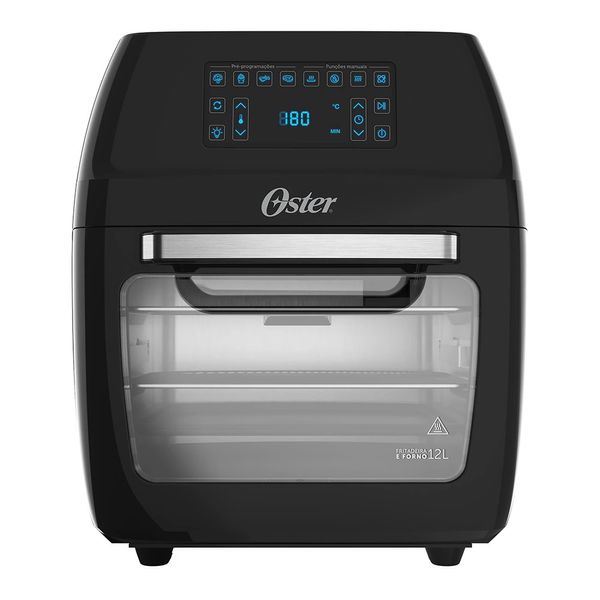 Fritadeira Elétrica Air Fryer Oster Oven OFRT780 12L Preta - 220V Fritadeira Elétrica Air Fryer Oster Oven OFRT780 12L Preta - 220V
