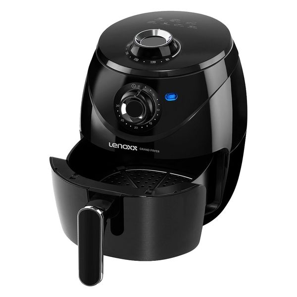 Fritadeira Elétrica Air Fryer Lenoxx Grand Fryer PRF907 4L Preta - 127V Fritadeira Elétrica Air Fryer Lenoxx Grand Fryer PRF907 4L Preta - 127V