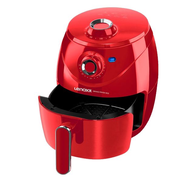 Fritadeira Elétrica Air Fryer Lenoxx Grand Fryer PRF911 4L Vermelha - 220V