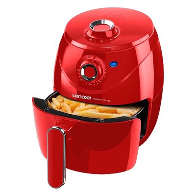 Fritadeira Elétrica Air Fryer Lenoxx Grand Fryer PRF911 4L Vermelha - 127V