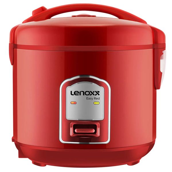 Panela de Arroz Elétrica Multifuncional Lenoxx Easy PMA177 Vermelha 5 Xícaras - 127V Panela de Arroz Elétrica Multifuncional Lenoxx Easy PMA177 Vermelha 5 Xícaras - 127V