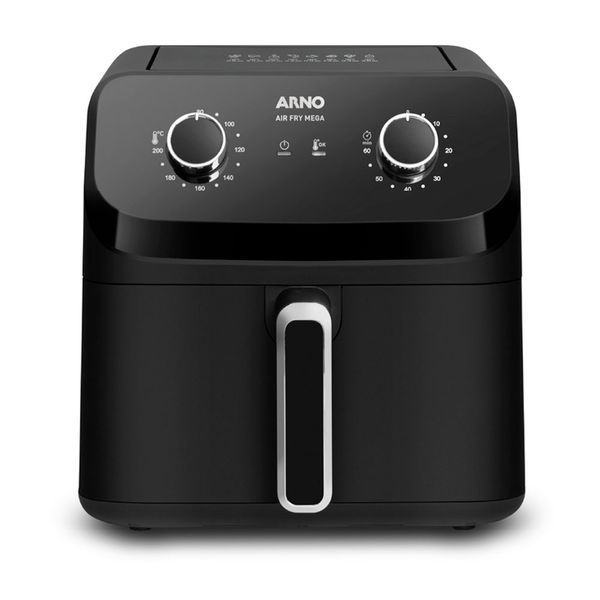 Fritadeira  Air Fryer Arno Mega 7,5L Preta  127V.