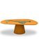 Mesa Oval Organica Em Freijo 160x90cm