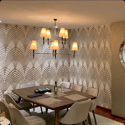 Papel de Parede Modernista Art Déco 32255 Tam. 4m² Papel de Parede Modernista Art Déco 32255