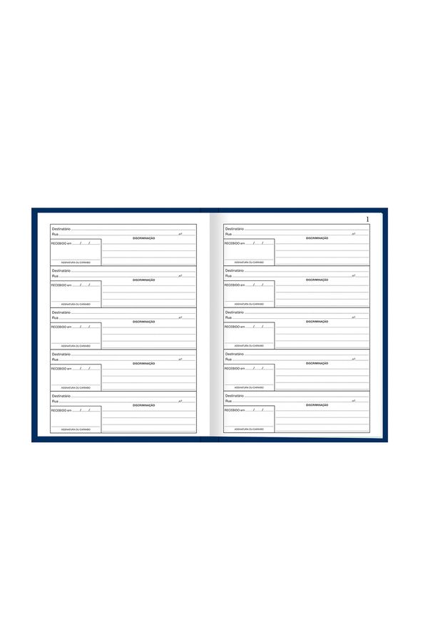 Livro Protocolo Correspondência Tilibra Capa Dura com 104 Folhas 153x216mm