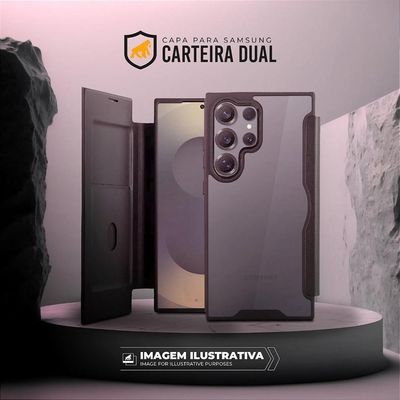 Capa Para Samsung Galaxy S25 Ultra - Carteira Dual - Gshield