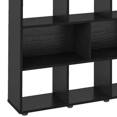 Estante Livreiro 10 Nichos 109x91 Cm Preto Arly Preto