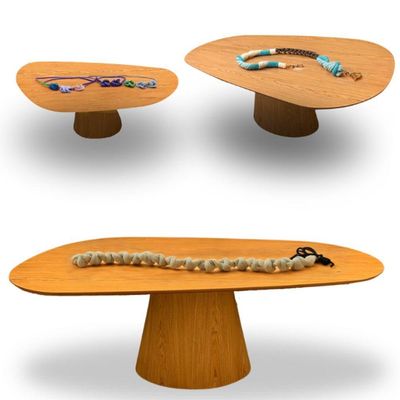 Mesa Oval Organica Em Freijo 160x90
