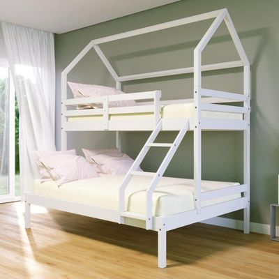 Beliche Casinha Casal/Solteiro Slim RB Madeira Branco