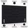 Cabeceira Cama Box Queen 160cm Estofada Nora P05 Veludo Preto - Lyam Decor
