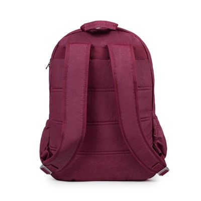 Mochila Escolar Juvenil Feminina Crinkle Glitter Vinho U / Vinho