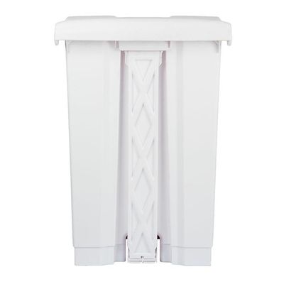 Lixeira Plástica Com Pedal Branca 50l Superpro