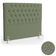 Cabeceira Casal King Cama 195cm Cristal C16 Boucle Verde Oliva - Mpozenato