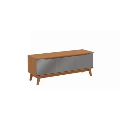 Rack Kappesberg 3 Portas Canela/chumbo 136cm
