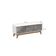 Rack Kappesberg 3 Portas Branco/chumbo 136cm
