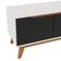 Rack Kappesberg 3 Portas Branco/preto Fosco 136 Cm
