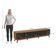 Rack Kappesberg 3 Portas Canela/preto Fosco 218cm