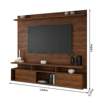 Painel Suspenso Para Tv Até 55" Supreme Imbuia Viero Imbuia