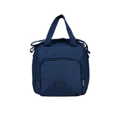 Lancheira Escolar Juvenil Feminina Crinkle Glitter Azul Escuro U / Azul escuro