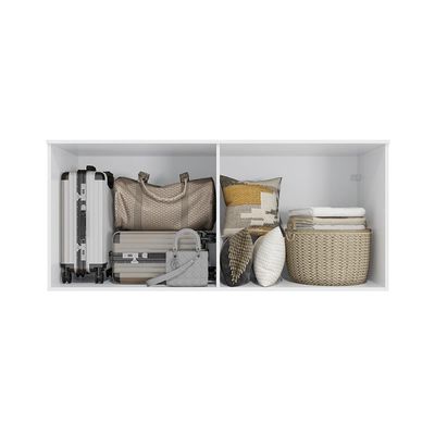 Armário Aéreo 4 Pts Kappesberg Adapt Branco-macadâmia 155cm