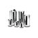 Lixeira Inox Tampa Basculante 21,2l Decorline 25x46cm