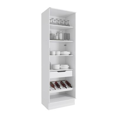 Cristaleira Celeste Kappesberg 100% Mdf 2 Portas 1 Gaveta