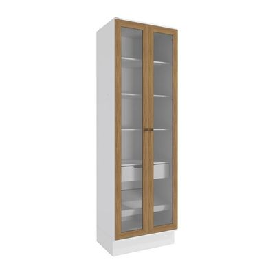 Cristaleira Celeste Kappesberg 100% Mdf 2 Portas 1 Gaveta