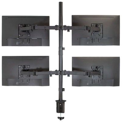 Suporte Articulado Para 4 Monitores Base Morsa V48c Central Suportes