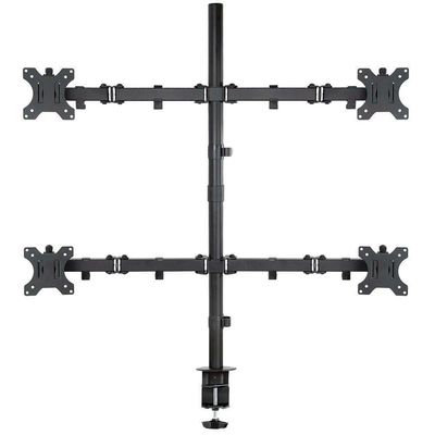 Suporte Articulado Para 4 Monitores Base Morsa V48c Central Suportes