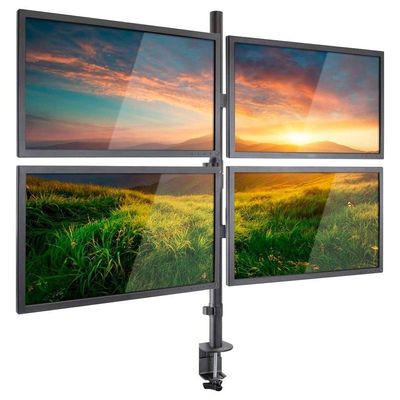 Suporte Articulado Para 4 Monitores Base Morsa V48c Central Suportes