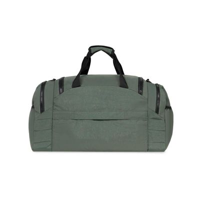 Bolsa de Viagem Color Block Bolso Duplo Frontal Verde Escuro U / Verde escuro