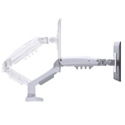 Suporte Monitor Branco Articulado 17 A 35 Pistão F80w Elg