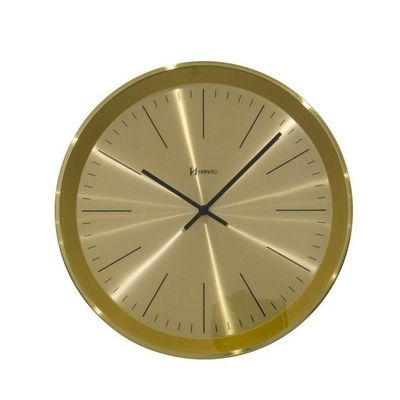 Relógio De Parede Herweg Metalizado 6497 Dourado