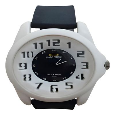 Relógio Analógio Masculino Surf More Analógico Branco 45mm