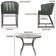 Mesa Com 6 Cadeiras Jantar Noronha Marrom E11 Trama Original Verde