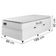 Cama Box Baú Solteiro Colchão Espuma D33 Pillow Top New Millenium 88x188x60cm Branco Hellen